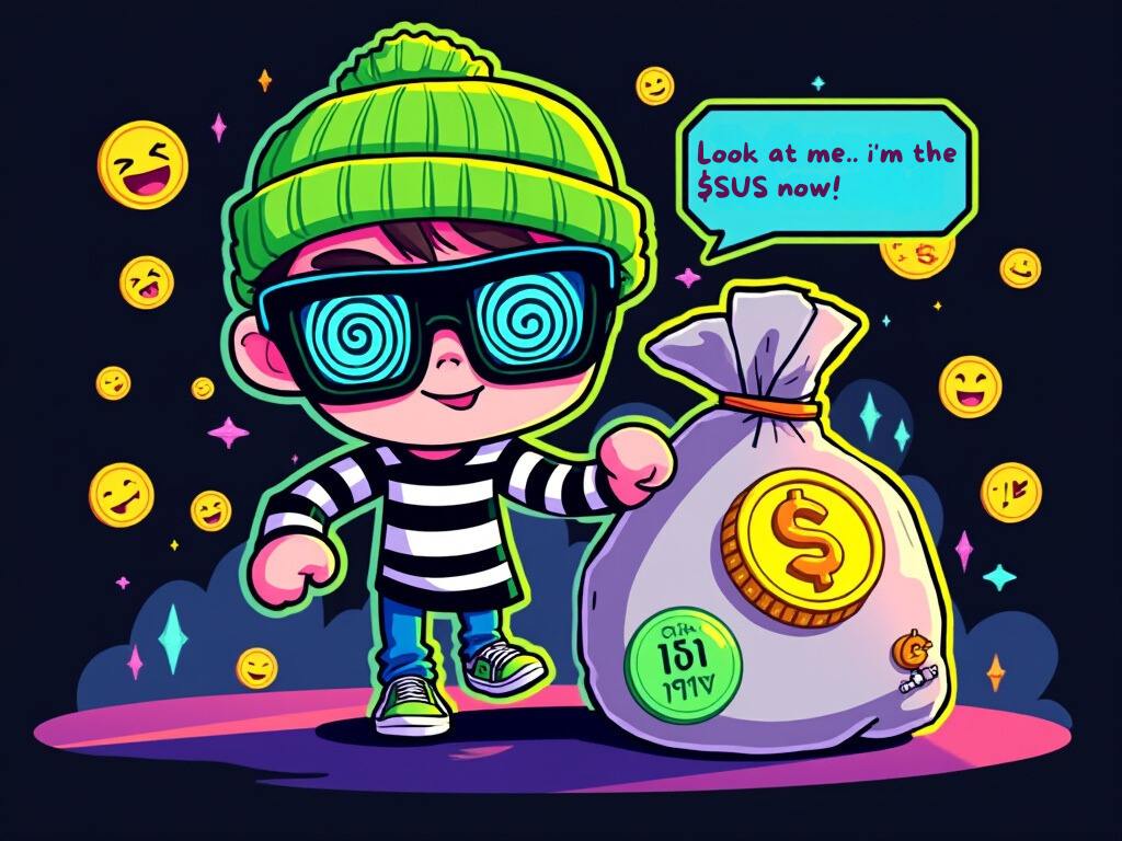 Robber Sus Mascot